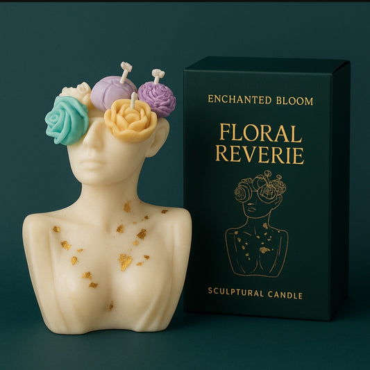 Floral Reverie – Sculptural Candle